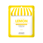 Awakiin Mascarilla Facial Hidratante Con Vitaminas 1 Unidad – Lemon / Limon