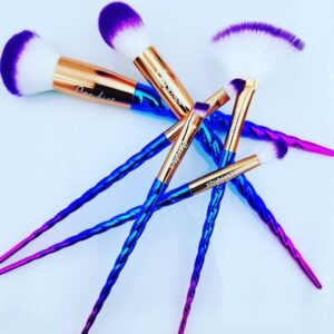 Candice Cosmetics Set De Brochas 6 Piezas – Blue Unicorn Brush Set